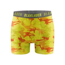 BLAKLADER BOXERSHORTS 2-PACK HIGH VIS GEEL/GRIJS L