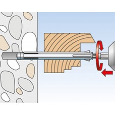 FISCHER F 10 M 92 METALEN KOZIJNPLUG