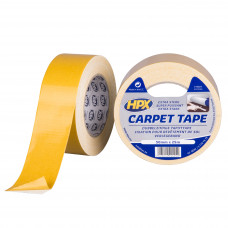 HPX DUBBELZIJDIGE TAPIJTTAPE - WIT 50MM X 25M