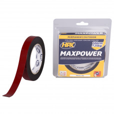 HPX MAX POWER OUTDOOR BEVESTIGINGSTAPE - ZWART 19MM X 5M