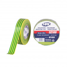 HPX PVC ISOLATIETAPE VDE - GEEL/GROEN 19MM X 20M