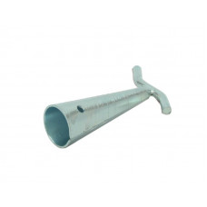 STOKHAAK GEPERST 100MM GEGALVANISEERD