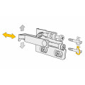 SCARPI 4 KASTOPHANGER - OPSCHROEFBAAR - RECHTS - 45KG