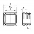 INSTEEKDOP VIERKANT 30X30X1,0-2,0 WIT