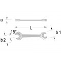 4TECX STEEKSLEUTEL DIN3110 24X27MM