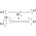 4TECX RING-STEEKSLEUTEL DIN3113-A 27MM