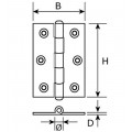 H161-30262105 / SCH.VASTE PEN 30X26 VERZINKT.