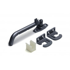 KSH 86L SET / VERSTELBARE KIERSTANDHDR MET KLEP +2 HAKEN WIT