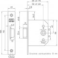 NEMEF BINNENDEUR INSTEEKSLOT - BSW 55-50 LP LR