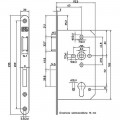 NEMEF BINNENDEUR INSTEEKSLOT 649 - PSU 649/4-60 PC72 LS