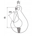 LASTHAAK+KLEP DIN 689 1000 KG VZ. / 689-10E P