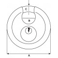 DISCUSSLOT 70MM RVS NO.701 / HSD 701B KA