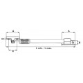 RUZT150SF / TELEUITZ.BINNENDR.50CM RVS FINISH