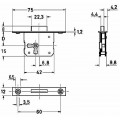 INSTEEK KLAVIER MEUBELSLOT 663 - 40MM