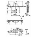 INSTEEK KLAVIER SCHUIFDEURSLOT, MET SLUITHAKEN 2131 - 30MM