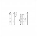 VEILIGHEIDSLANGSCHILD 251/15 - KERNTREKBEVEILIGING PC 72 F1 DD38/42MM