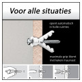 ALLIGATOR PLUG MET FLENS (GEEL) ø5MM AF 5 (6ST.)