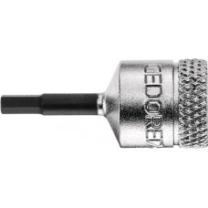 DOPSLEUTEL 1/4" INBUS 2,5 MM IN 20 2,5