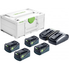 FESTOOL ENERGIE-SET SYS 18V 4X5,2/TCL6DUO
