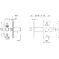 NEMEF INSTEEKGRENDEL ALUMINIUM F1 2600/4-25MM