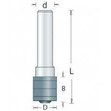 RVS TOOLS HM SCHIJFFREES VERZONKEN 8MM MET VERZONKEN KOP