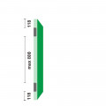 AXA KOGELLAGERSCHARNIER - 1533 - 76X76X2.4MM - TOPCOAT