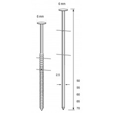 COILNAGEL RNCW25 RING NK 50MM DS 9MILLE