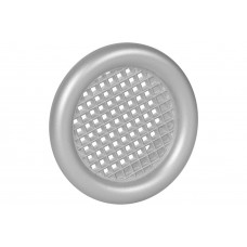 VENTILATIEROOSTER KUNSTSTOF Ø56MM ALU