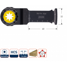 ROTEC 519 PTK 14/32 STARLOCK-PLUS INVALZAAGBLAD HOUT 32X60