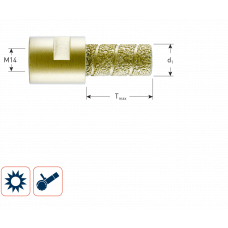 ROTEC DIAMANTFREESVINGER, ø20 M14-OPNAME