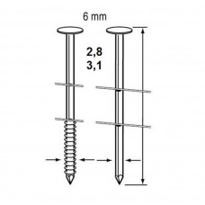 DUTACK COILNAGEL RNCW28 NK 65MM DS 5MILLE