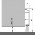 ELLEN TOCHTPROFIEL/DORPELPROFIEL PDS-B WT 100CM (DECO)