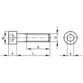 FABORY BINNENZESKANTBOUT D912 8.8 ELVZ CK-SCHROEF BZK M12X45