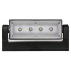 LED WANDLAMP WL12 ZWART 12W OUTDOOR