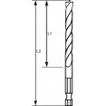 HOUTSPIRAALBOOR HSS 6KANT 3X33X74