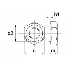 MOER DIN 929 ZW M 16-100