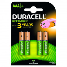 DURACELL OPLAADBARE BATTERIJEN PLUS AAA 4ST.