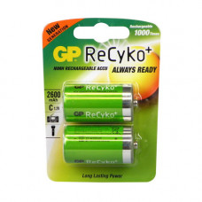 GP RECYKO+ 2 X C 3000 MAH - OPLAADBARE BATTERIJEN