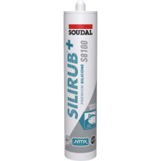 SILIRUB+ S8100 NEUTRAAL SANITAIR 300 ML RAL 9010