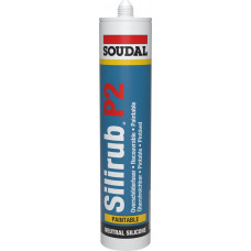 SILIRUB P2 BEGLAZINGSKIT 300ML WIT RAL 9010