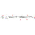 SARKING DAKCONSTRUCTIESCHROEF Ø8X255 ZN 8 X 255