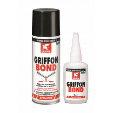 GRIFFON BOND LIJM 50 G + ACTIVATOR 200 ML NL/FR/DE GRIFFON BOND LIJM 50 G + ACTIVATOR 200 ML NL/FR/DE