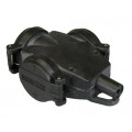 3V RUBBER VERDEEL BLOK HANG OOG ZWART ABL