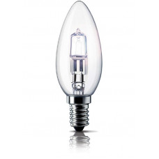 PHILIPS HALOGEENKAARSLAMP ECOCLASSIC - 28W E14 230V B35 CL 1CT/15