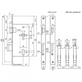 MAUER 3026 PZW 60 MM DIN RS VOORPLAAT 280X28MM-T-ZILVER GELAKT