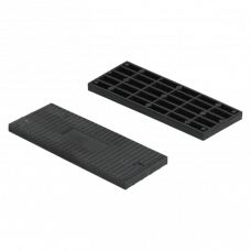 GLASBLOK 100X24X6 ZWART