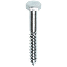HOUTDRAADBOUT DIN 571 10X300 RVS A2