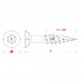 PFS+ HOUTSCHROEF VZK-T Ø6,0X200 ZN 6 X 200