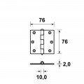 SCHARNIER/3 X 3/TGS EAN