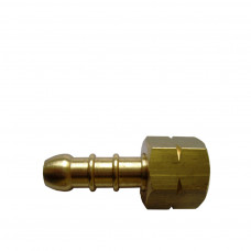 GIMEG SLANGPILAAR MET WARTELMOER 1/4 INCH LINKS BINNEN